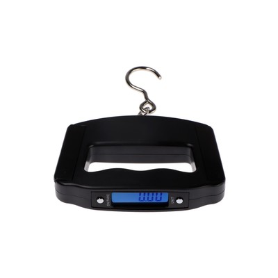 Весы-безмен Luazon LV-506, электронные, до 50 кг, точность до 10 г, подсветка, чёрные