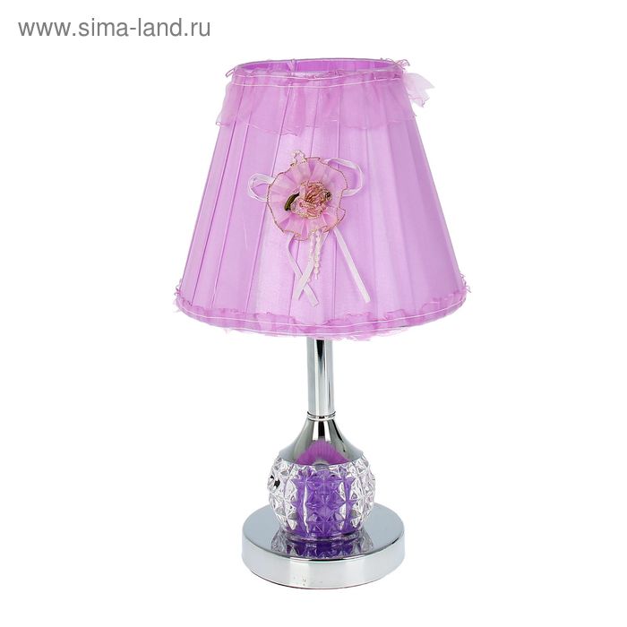 лампа настольная "Лаванда" E27/G04 1 режим 21х34 см - Фото 1