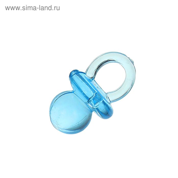 Декор "Соска", набор 12 шт., цвет голубой - Фото 1