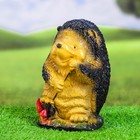 Садовая фигура "Ёжик с лопатой" малый 11х12х21см - Фото 7
