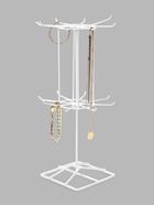 Вертушка, 2 яруса по 8 крючков, 13×13×40 см, белая - Фото 3
