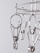 Вертушка торговая, 20 прищепок, d=36 см, цвет хром - Фото 3