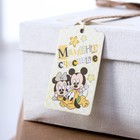 Шильдик на подарок (6 шт.) "Мамино счастье": Микки Маус, 5x9 см - Фото 1