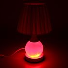 лампа настольная "Тиана" розовая E27/G04 2 режима 21х35 см - Фото 4