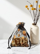 Мешочек подарочный «Пузырьки», 7×9 см, ( ± 1 см), цвет чёрно-золотой - Фото 2