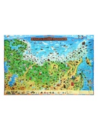 Карта России для детей «Карта Нашей Родины», 101×69 см, ламинированная - Фото 2