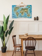 Карта Мира интерактивная, для детей «Животный и растительный мир Земли», 101×69 см, ламинированная - Фото 7