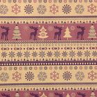 Бумага упаковочная крафт "Скандинавский узор" сиреневый 0,6 х 10 м - Фото 2