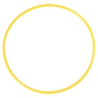 Обруч, диаметр 60 см, жёлтый - Фото 2