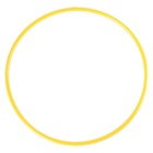 Обруч диаметр 80 см, жёлтый - Фото 2