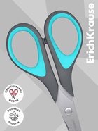 Ножницы ErichKrause Standard+, 17 см, с улучшенной двойной заточкой, ручки с противоскользящими резиновыми вставками, МИКС - Фото 4
