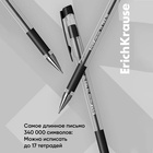 Ручка шариковая ErichKrause ULTRA-30, игольчатый узел 0.7 мм, чернила чёрные, резиновый держатель, длина линии письма 2000 метров 1241268 - фото 3974657