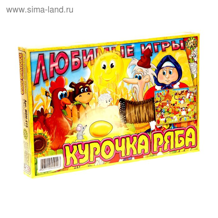 Настольная игра «Курочка Ряба» - Фото 1