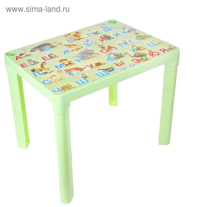 Детский стол "Азбука", цвет фисташковый - Фото 1