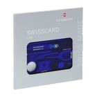 Швейцарская карта Victorinox SwissCard Lite 0.7322.T2 13 функций полупрозрачный синий - Фото 2