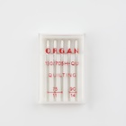 Иглы для бытовых швейных машин, для квилтинга, №75-90, 5 шт - Фото 4