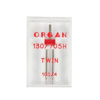 Игла для бытовых швейных машин двойная №100/4 "ORGAN"