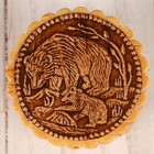 Шкатулка «Медведи», 4×2,5 см, береста - Фото 3