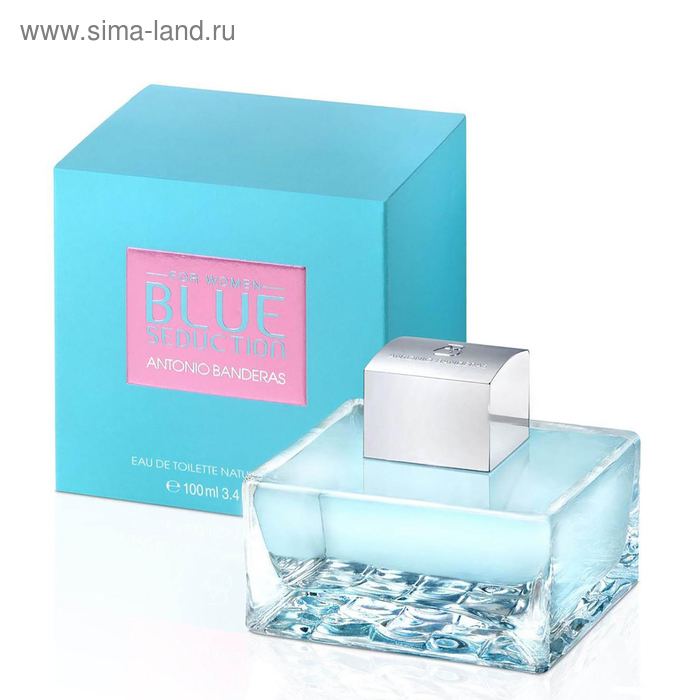 Туалетная вода Antonio Banderas Blue Seduction Woman, 100 мл - Фото 1