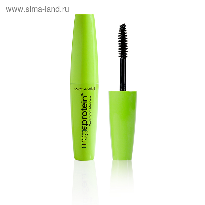 Тушь для ресниц Wet n Wild Mega Protein Waterproof Mascara, тон e1531 very black, 8 мл - Фото 1