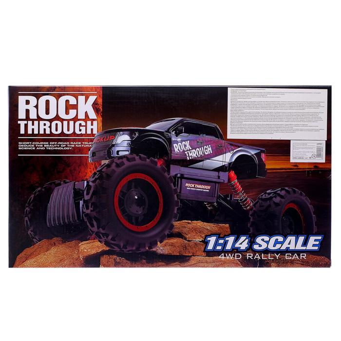 Машина радиоуправляемая «Джип-триал», световые эффекты, с аккумулятором, масштаб 1:14, полный привод 40524