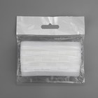 Шторная лента, органза, 4 см, 10 ± 1 м, цвет прозрачный/белый - Фото 6