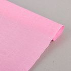 Бумага для упаковок и поделок, гофрированная, розовая, однотонная, двусторонняя, рулон 1 шт., 0,5 х 2,5 м - Фото 2