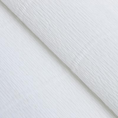 Бумага для упаковки и поделок, гофрированная, белоснежная, однотонная, двусторонняя, рулон 1шт., 0,5 х 2,5 м