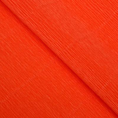 Бумага для поделок и упаковки, гофрированная, оранжевая, 0,5 х 2,5 м