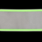 Повязка нарукавная светоотражающая, 41 см × 3 см, цвет ярко-салатовый - Фото 3