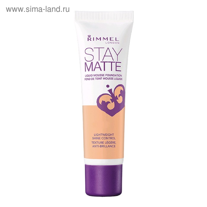 Тональный крем Rimmel Stay Matte  Foundation, тон #103 - Фото 1