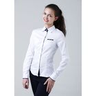 Блузка женская с длинным рукавом 905-13119, размер 40, цвет белый - Фото 1