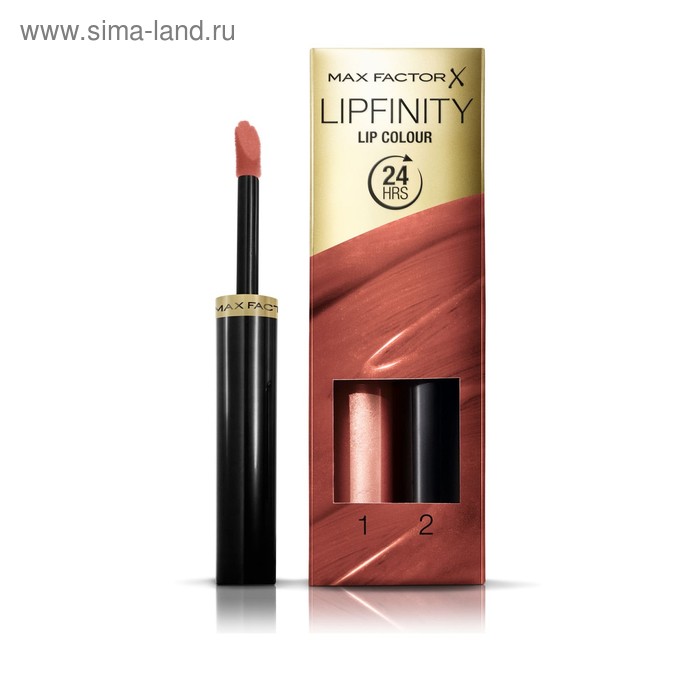 Стойкая помада для губ+блеск для губ  Max Factor  Lipfinity,  тон 70 spicy - Фото 1