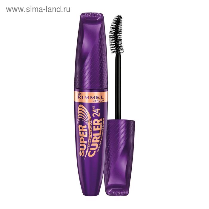 Тушь для ресниц Rimmel 24HR Supercurler Mascara, подкручивающая, тон 001 - Фото 1