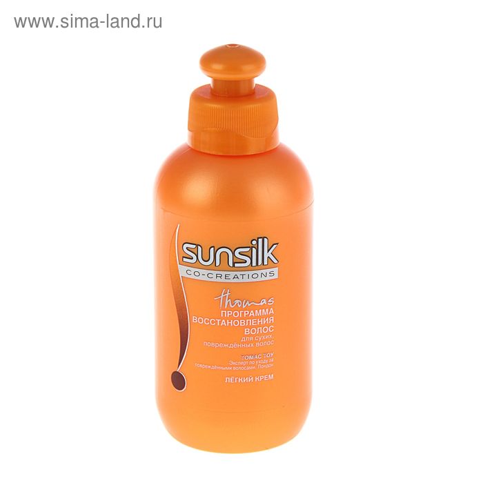 Легкий крем для волос Sunsilk "Программа восстановления волос", 200 мл - Фото 1