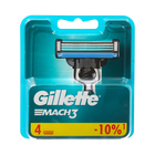 Сменные кассеты Gillette Mach3, 3 лезвия, 4 шт - Фото 2