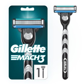 Бритвенный станок Gillette Mach3 + 1 сменная кассета, 3 лезвия 1244946