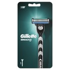Бритвенный станок Gillette Mach3 + 1 сменная кассета, 3 лезвия - Фото 2