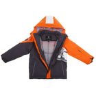 Куртка для мальчика. рост 140-146 см (обхват груди 76, обхват талии 69), цвет оранжево-шоколадный - Фото 2