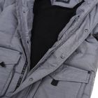 Куртка для мальчика, рост 128-134 см (обхват груди 68, обхват талии 63), цвет светло-серый - Фото 3