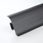 Плинтус с кабель-каналом 5,5х2,1х250 см "Идеал Комфорт" Венге черный - Фото 3