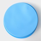Форма для выпечки Доляна «Круг», силикон, 15,5×5,5 см, внутренний d=15,5 см, цвет голубой - Фото 5