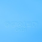 Форма для выпечки Доляна «Круг», силикон, 15,5×5,5 см, внутренний d=15,5 см, цвет голубой - Фото 6