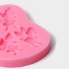 Молд Доляна «Феи», силикон, 7,5×7×1 см, цвет розовый - Фото 3