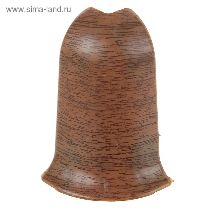 Наружный угол для плинтуса 55 "Идеал Комфорт" Орех - Фото 1