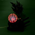 Светильник плазменный шар "Клумба в тележке" МИКС - Фото 2