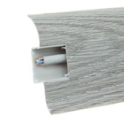 Плинтус с кабель-каналом 5,5х2,1х250 см "Идеал Комфорт" Дуб пепельный - Фото 5