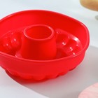 Форма для выпечки «Немецкий кекс. Косичка», силикон, d=11 см, цвет МИКС - Фото 3