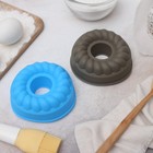 Форма для выпечки «Немецкий кекс. Косичка», силикон, d=11 см, цвет МИКС - Фото 5