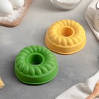 Форма для выпечки «Немецкий кекс. Косичка», силикон, d=11 см, цвет МИКС - Фото 6